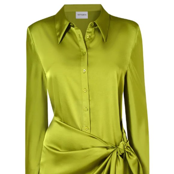 Rat & Boa Alanis Dress Cypress Green - Picture 2 of 3